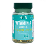 Витамин А и D с рибено масло (Vitamin A + Vit D & Cod Liver Oil) 3300 I.U. 90 капсули, H&B - Feel You