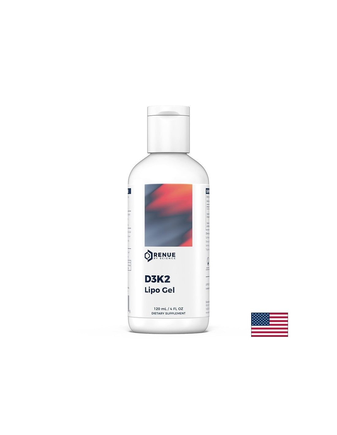 Кости и стави - Витамин D3 1250 IU + K2-100 µg (липозомен гел), 120 ml - Feel You