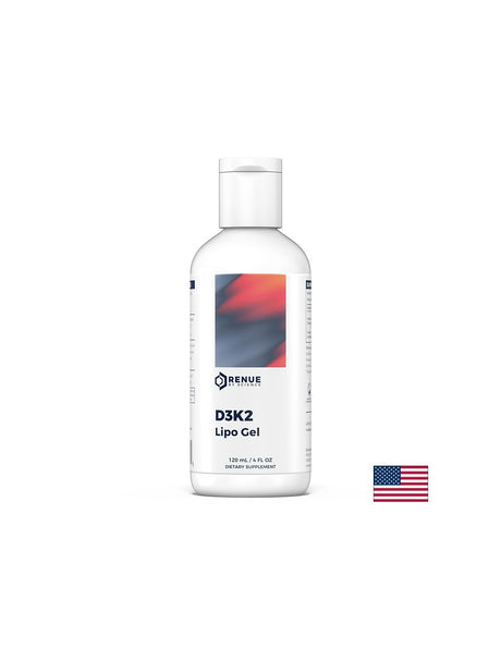 Кости и стави - Витамин D3 1250 IU + K2-100 µg (липозомен гел), 120 ml - Feel You