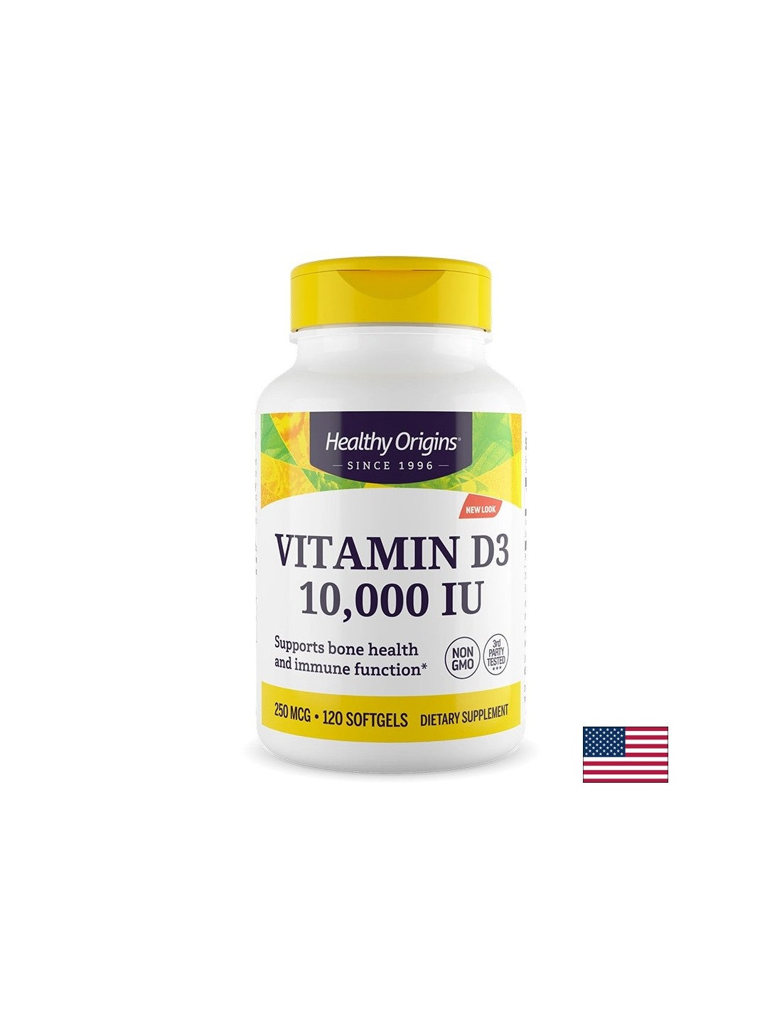 Витамин D3 – Здрави кости и имунна система, 25 µg / 1,000 IU, 120 капсули - Feel You