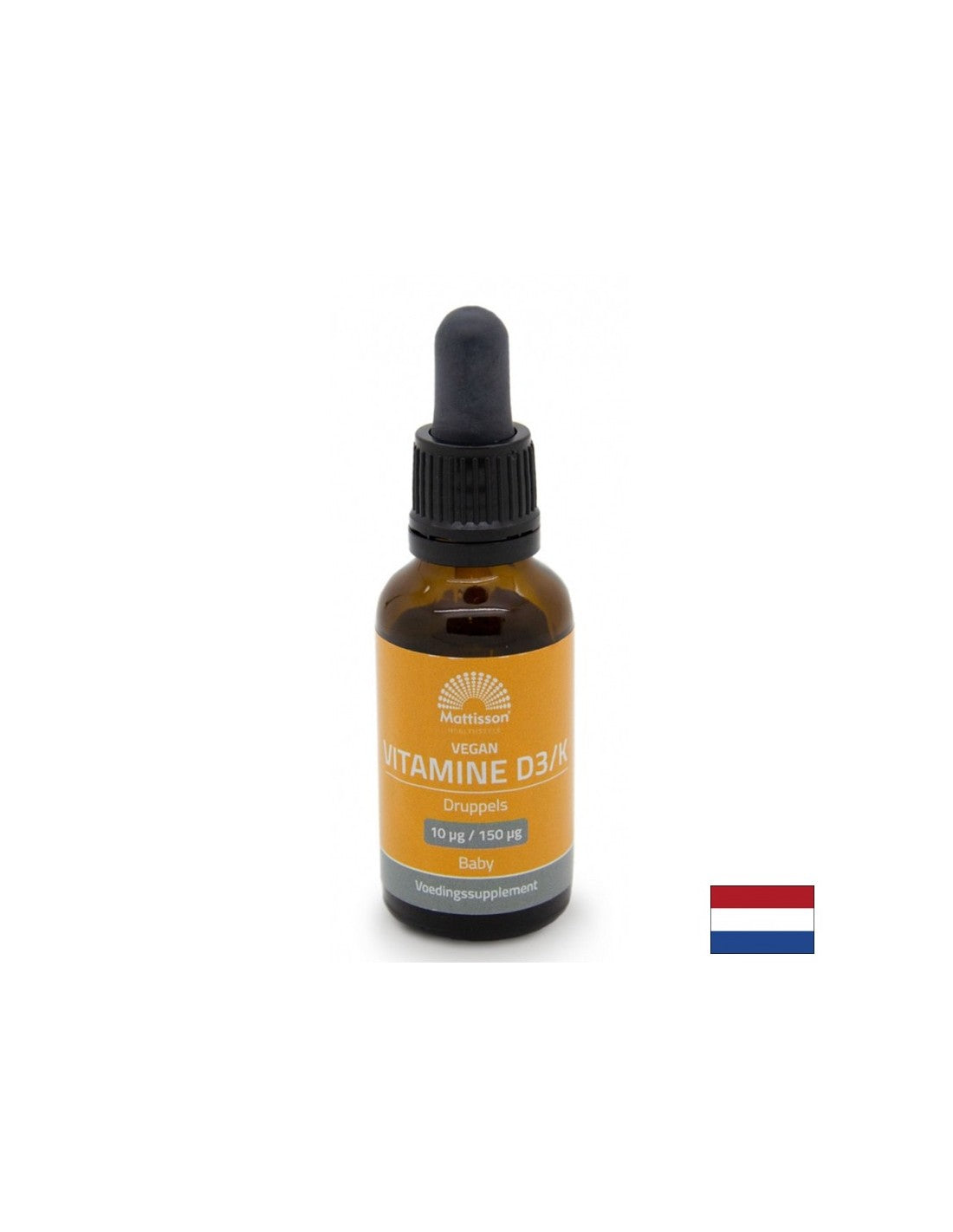 Кости и зъби Витамин D3 K2 (за деца) веган 10mcg/150mcg х 25 ml капки - Feel You