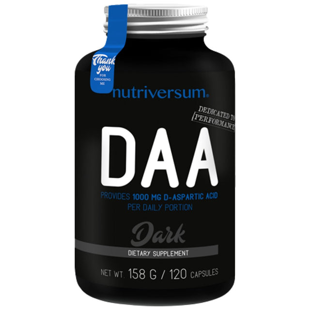DAA Dark | D-Aspartic Acid 1000 mg 120 капсули - Feel You