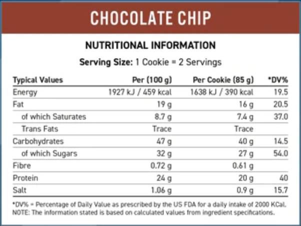 Critical Cookie | High Protein Indulgent Cookie - 12 x 85 грама - Feel You