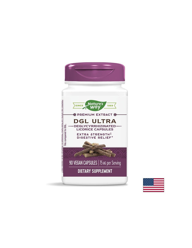 DGL Ultra / ДиДжиЕл - Деглициризиран сладник / Женско биле х 90 капсули Nature’s Way - Feel You