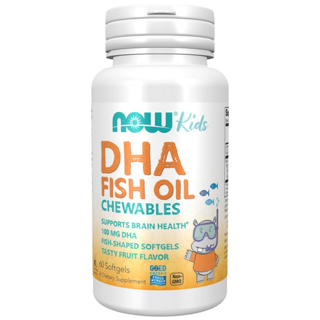 DHA 100 mg Kid's Chewable - 60 дъвчащи дражета - Feel You