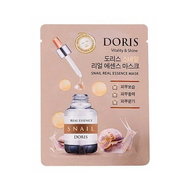 DORIS - Snail Real Essence Mask, 25ml - Feel You