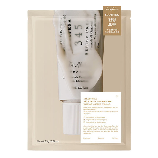 DR. ALTHEA 345 Relief Cream Mask, 1 pc*28 ml - Feel You