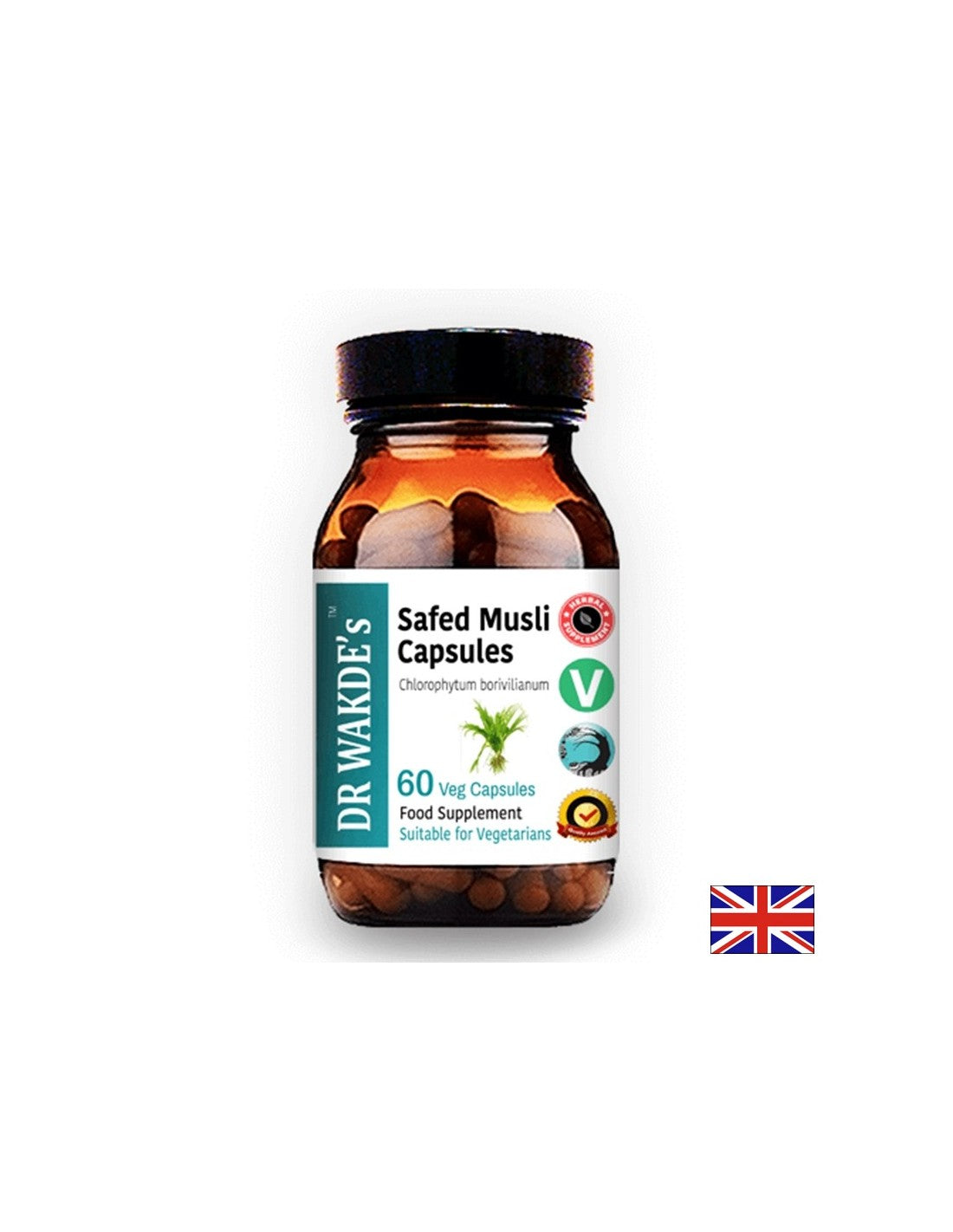 DR WAKDE’S – Safed Musli Capsules – 60 Veg Capsules - Feel You