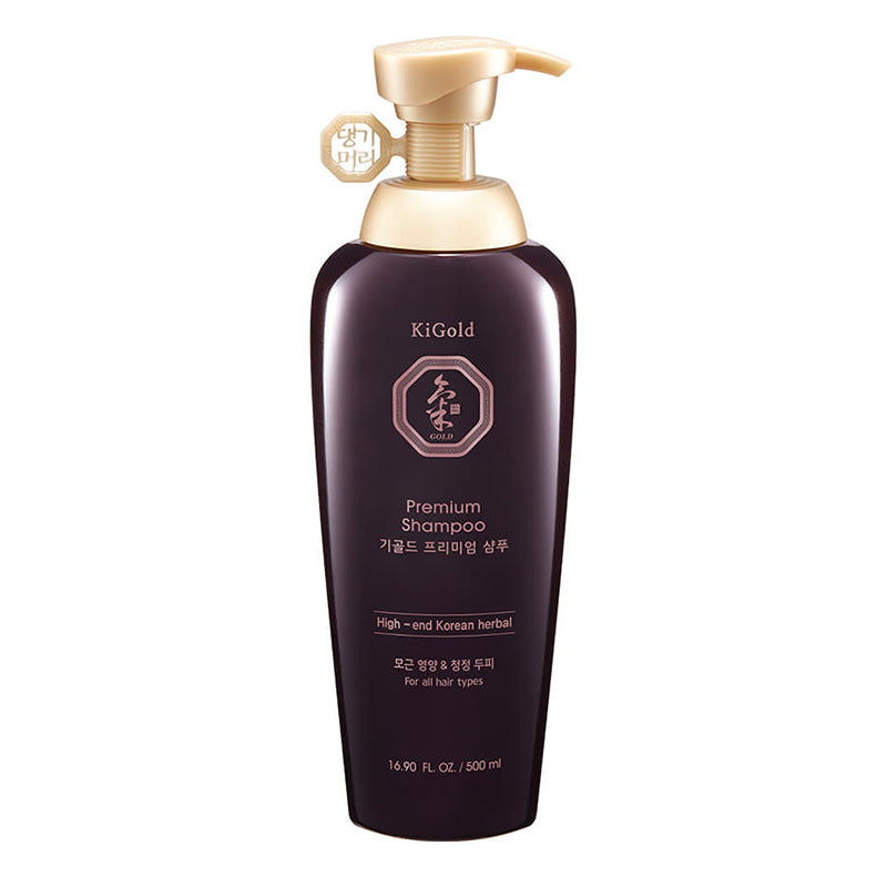 Daeng Gi Meo Ri Ki Gold Premium Shampoo RENEWAL Strengthening Shampoo for Dry and Brittle Hair, 500 ml - Feel You