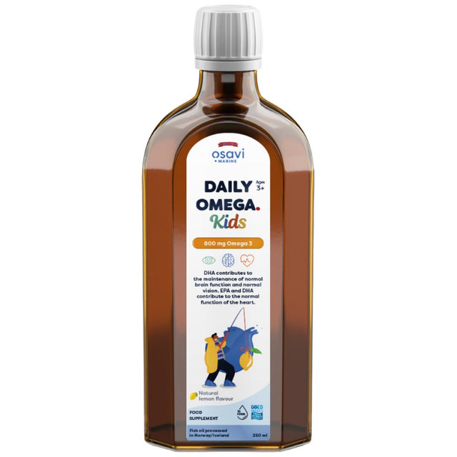 Daily Omega Kids Liquid | Nаtural Lemon Flavored - 250 мл - Feel You