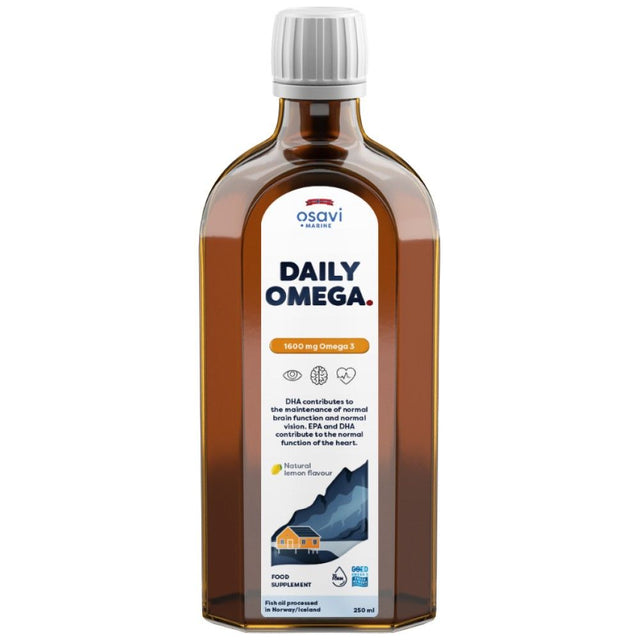 Daily Omega Liquid | Natural Lemon Flavored - 250 мл - Feel You