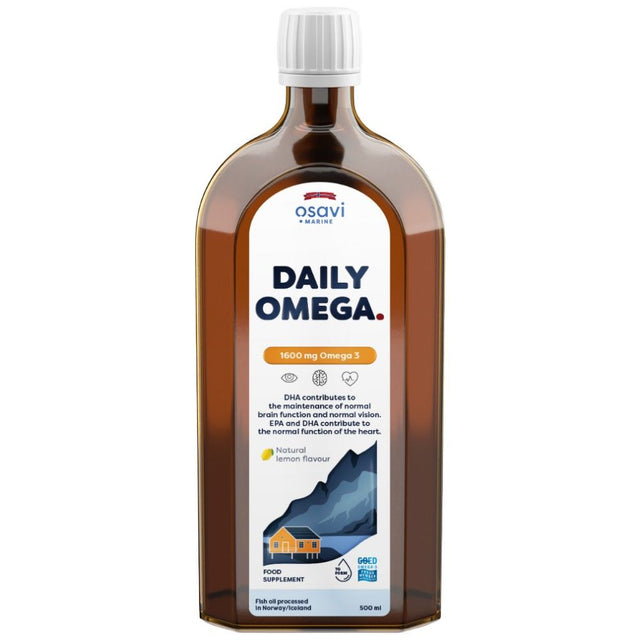 Daily Omega Liquid | Natural Lemon Flavored - 500 мл - Feel You