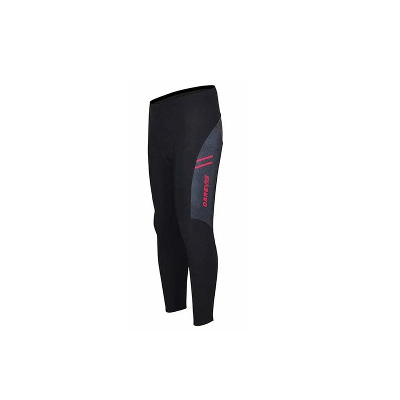 Darevie, Cycling 3D Pad, Sports Men Synthetic Leggings, Black - Feel You