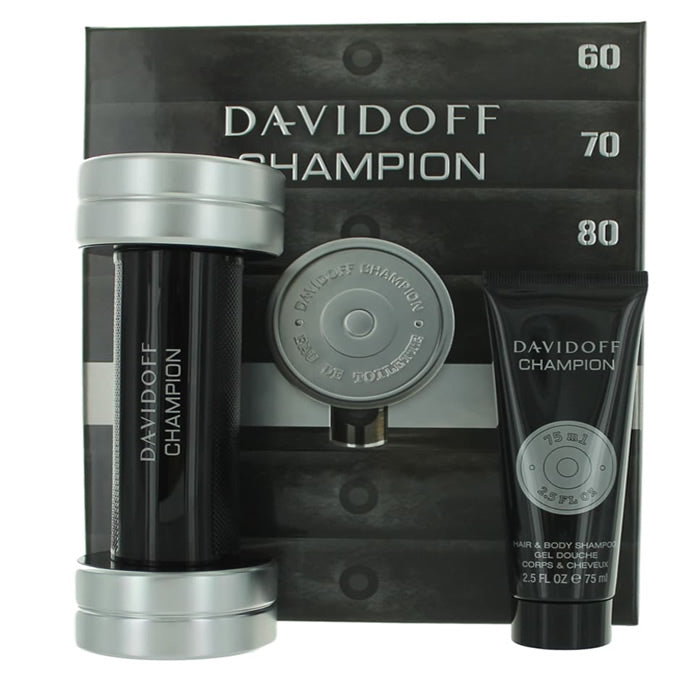 Davidoff Champion Eau De Toilette Spray 90ml Set 2 Pieces - Feel You
