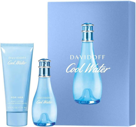 Davidoff - Cool Water Woman SET EDT 30 ml + body lotion 75 ml - 30ml - Feel You