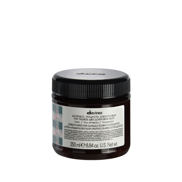 Davines, Alchemic, Hair Colour Conditioner,  Teal Blue, Enhances Color Vibrancy, 250 ml - Feel You