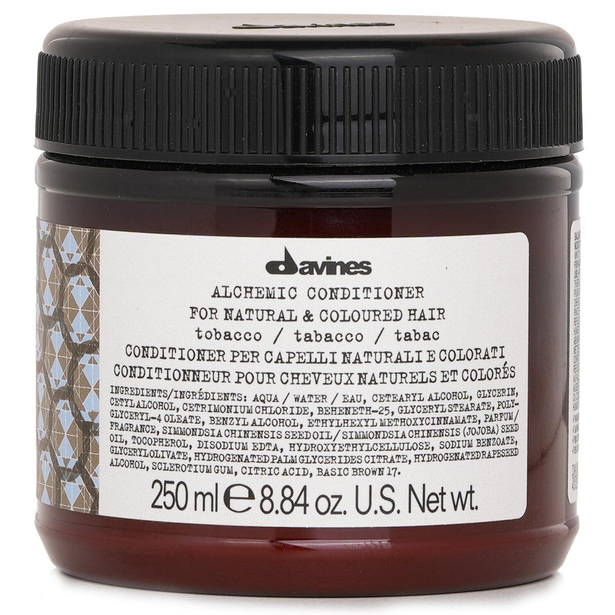 Davines, Alchemic, Hair Colour Conditioner,  Tobacco, Enhances Color Vibrancy, 250 ml - Feel You