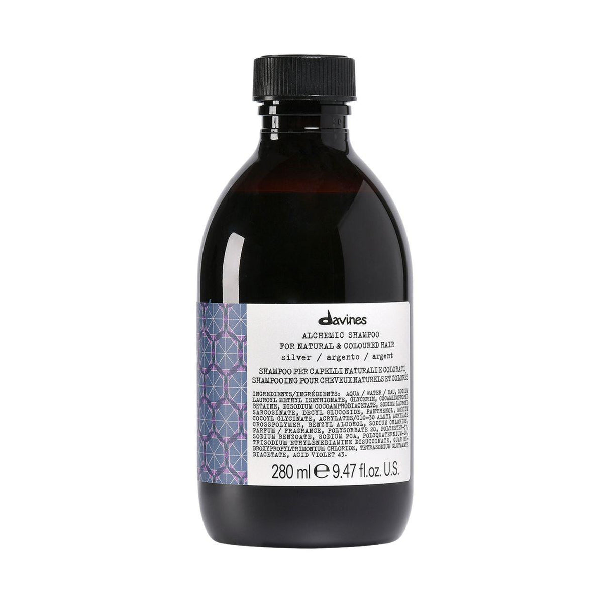 Davines - Alchemic Shampoo For Natural & Coloured Hair Silver - Šampon - 280ml - Feel You
