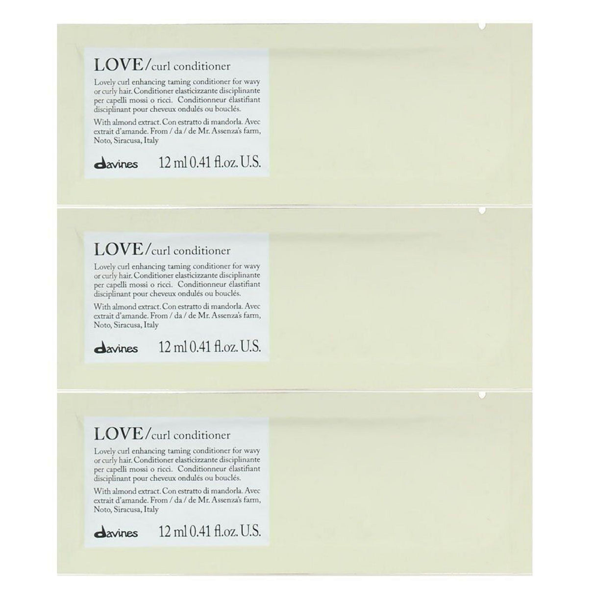 Davines, Love, Hair Conditioner, 12 pcs, 12 ml - Feel You