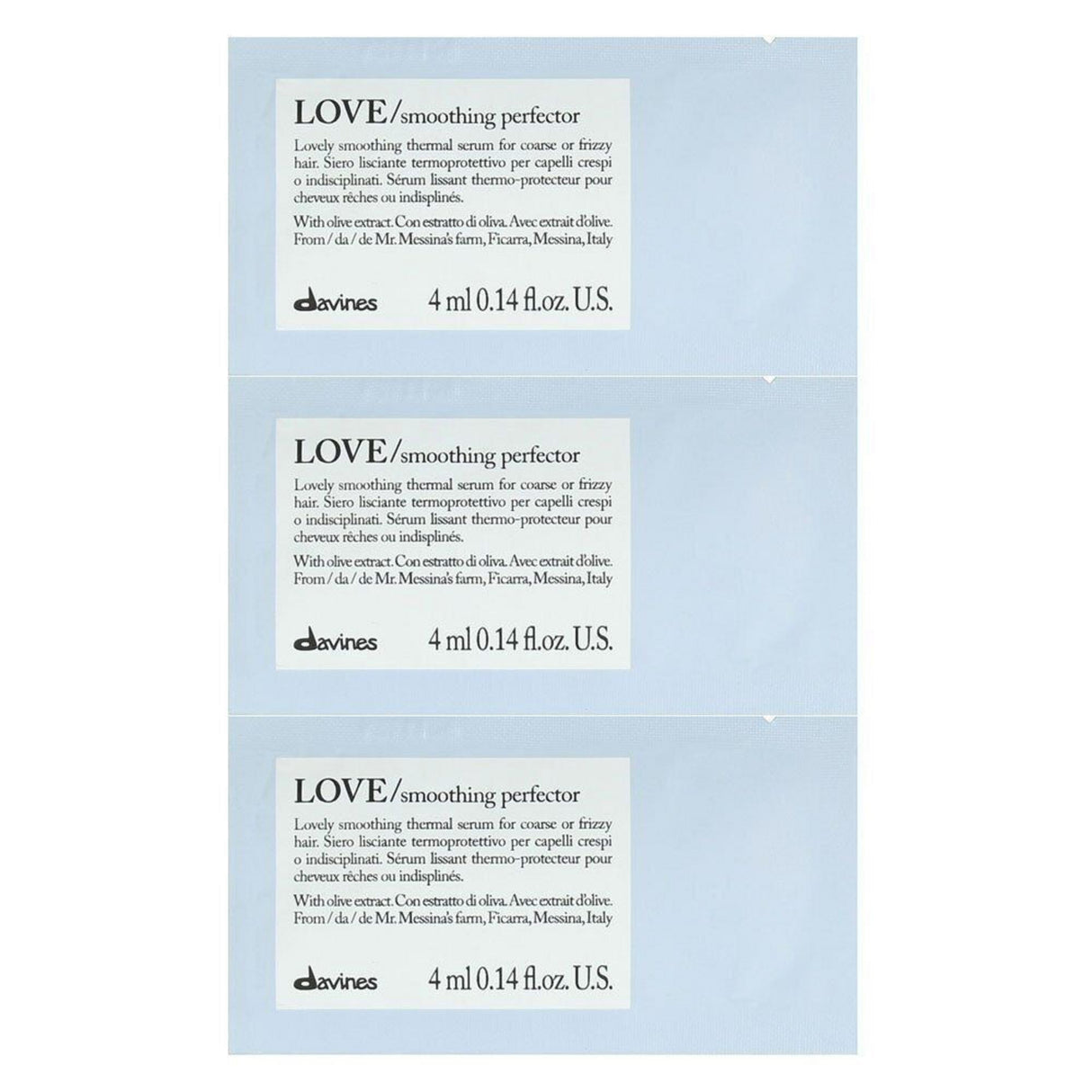 Davines, Love, Hair Leave-In Cream Treatment, 12 pcs, 4 ml - Feel You