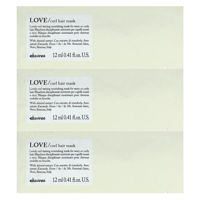 Davines, Love, Hair Treatment Cream Mask, 12 pcs, 12 ml - Feel You