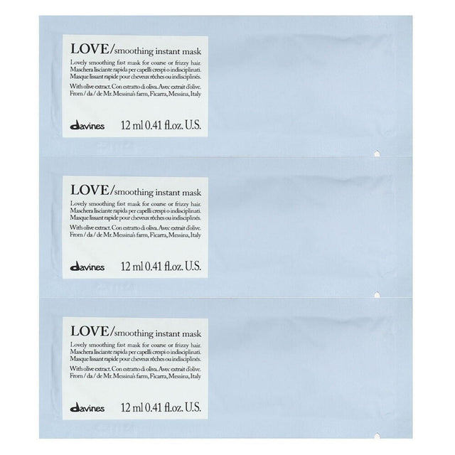 Davines, Love Smoothing, Hair Treatment Cream Mask, 12 pcs, 12 ml - Feel You