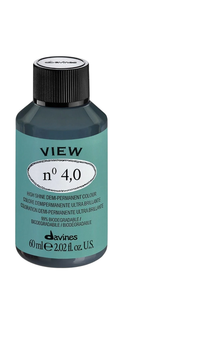 Davines, View, Demi-Permanent Hair Dye, 4.0 , 60 ml - Feel You