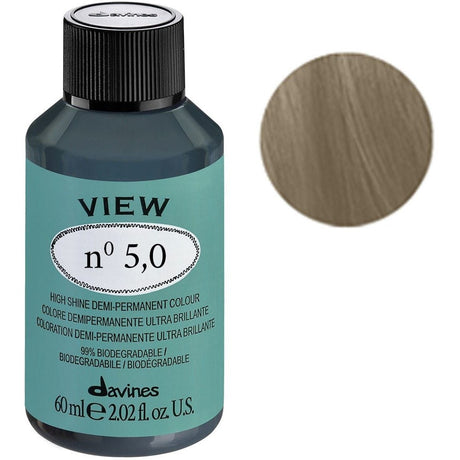 Davines, View, Demi-Permanent Hair Dye, 5.0 , 60 ml - Feel You