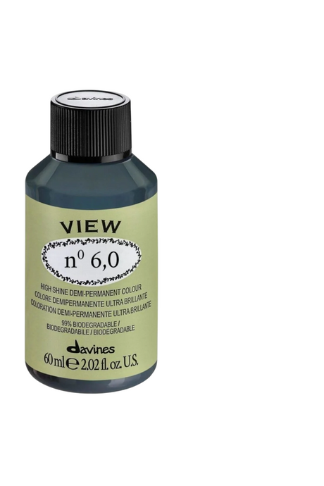 Davines, View, Demi-Permanent Hair Dye, 6.0 , 60 ml - Feel You