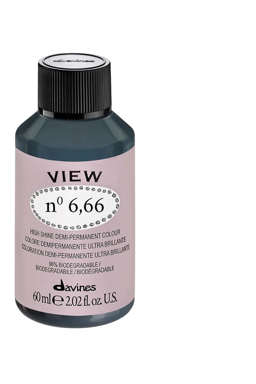 Davines, View, Demi-Permanent Hair Dye, 6.66 , 60 ml - Feel You