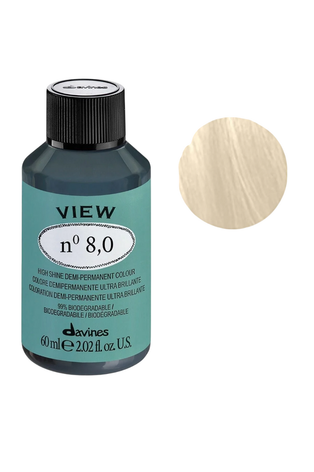 Davines, View, Demi-Permanent Hair Dye, 8.0 , 60 ml - Feel You