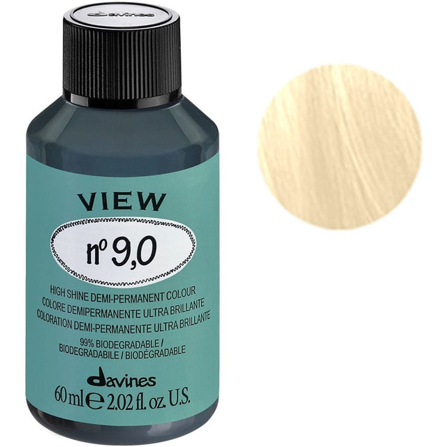 Davines, View, Demi-Permanent Hair Dye, 9.0 , 60 ml - Feel You