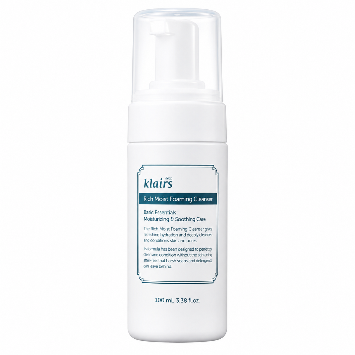 Dear, Klairs - Rich Moist Foaming Cleanser, 100ml