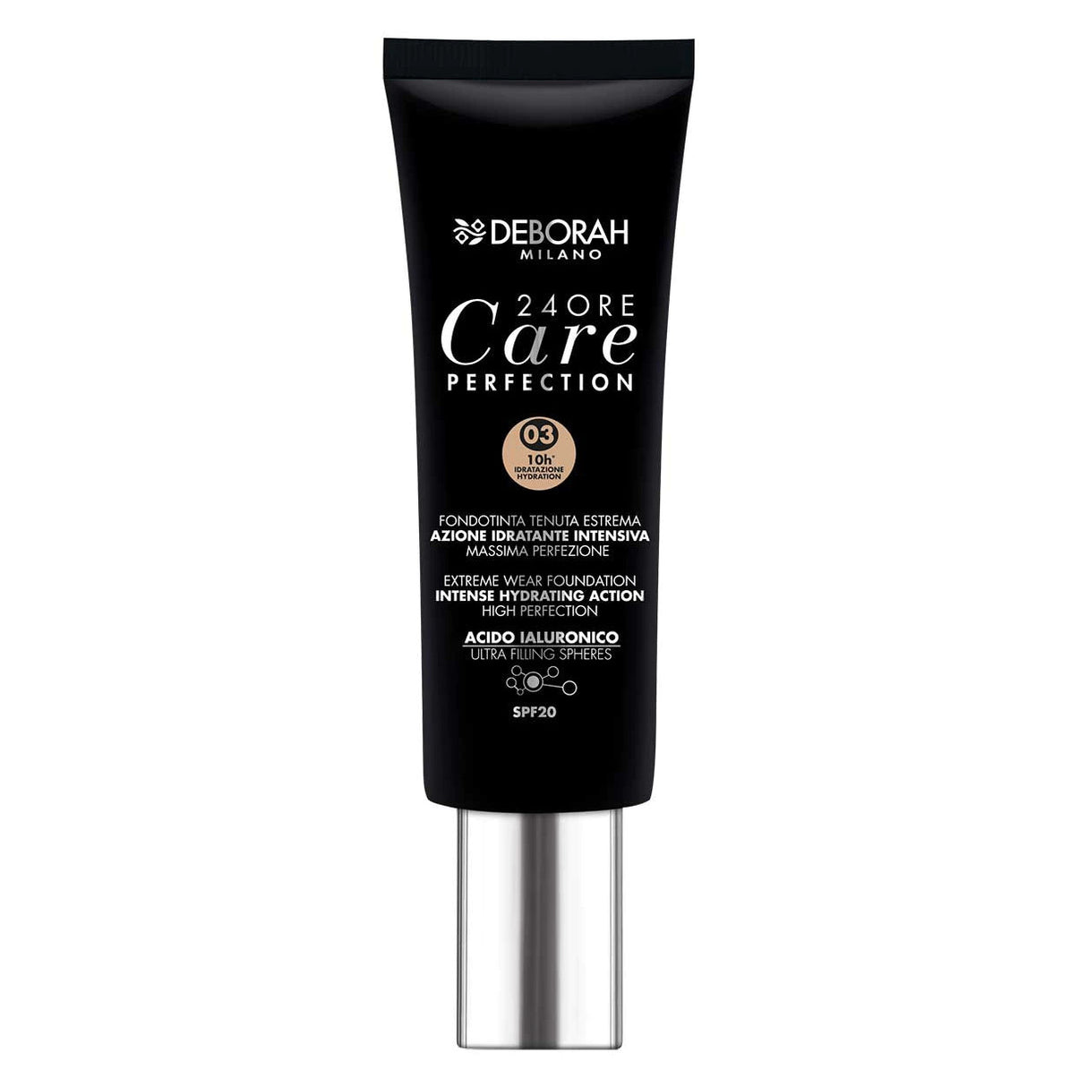 Deborah, 24 Ore Care Perfection, Hydrating, Liquid Foundation, 03, Sand, SPF 20, 30 ml *Tester - Feel You