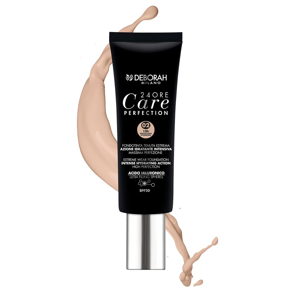 Deborah, 24 Ore Care Perfection, Long Wearing, Liquid Foundation, 001, Fair, SPF 20, 30 ml *Tester - Feel You