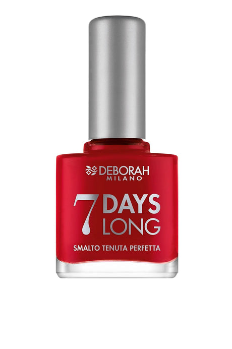 Deborah, 7 Day Long, Vitamins, Quick-Dry, Nail Polish, EN876, Iconic Red, 11 ml - Feel You