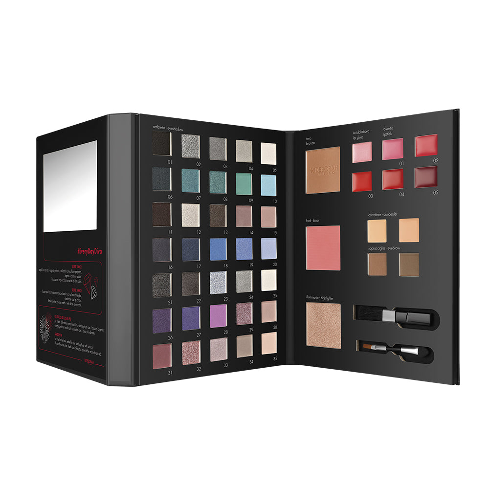 Deborah, Book Vol. 3, Multi-use, Face Palette, 23, 47 Shades - Feel You