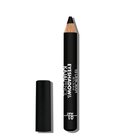 Deborah, Deborah, Blending, Matt, Eyeshadow & Kajal Eyeliner 2-In-1, 01, Black, 2 g - Feel You