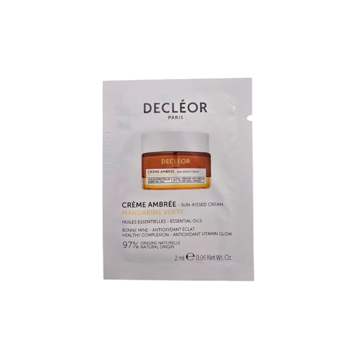 Decleor, Aromessence - Green Mandarin Sun-Kissed Glow, Essential Oils, Smoothing, Tinted Moisturizer, 2 ml *Sample - Feel You