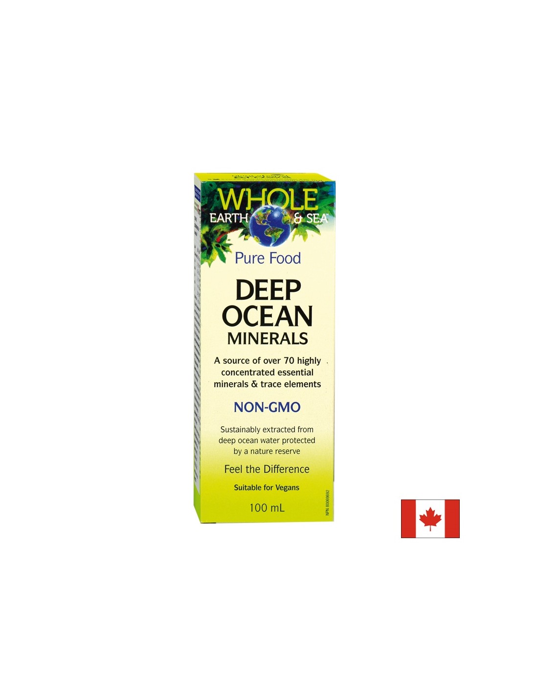Deep Ocean Minerals Whole earth & sea®/ Дълбоководни морски минерали x 100 ml Natural Factors - Feel You