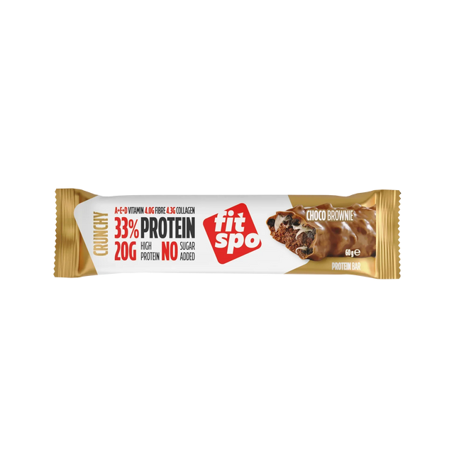 Delight+ Crunchy Protein Bar Шоко Брауни - 60 грама - Feel You