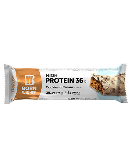 Deluxe Protein Bar / 55 g / Cookies & Cream - Feel You