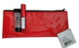 Deluxe Trial Size Set Smashbox: Super Fan, Volumizing, Mascara, Black, 5 ml + Photo Finish, Smoothing, Liquid Primer, 7.1 ml + Textile Makeup Bag, Red - Feel You