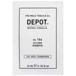 Depot, 100 Hair Cleansing No. 104, Botanical Complex, Hair Shampoo, For Neutralisation Of Yellow Tones, 10 ml - Feel You