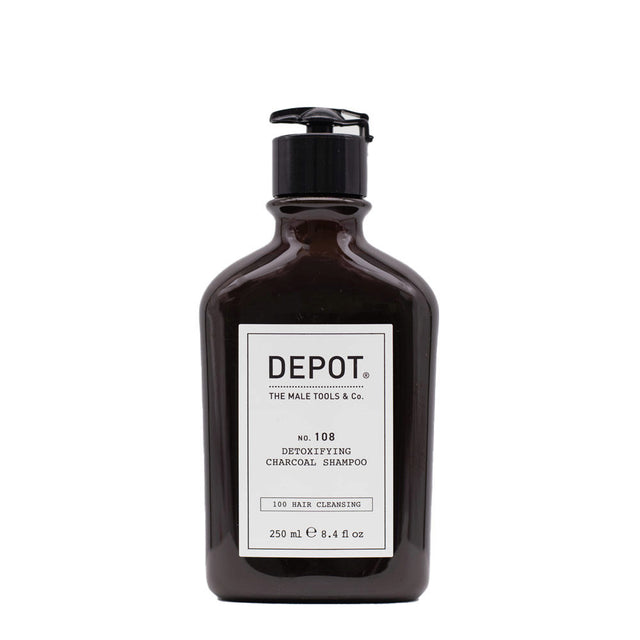 Depot, 100 Hair Cleansing No. 105, Charcoal, Hair Shampoo, For Detoxing, 250 ml - Feel You