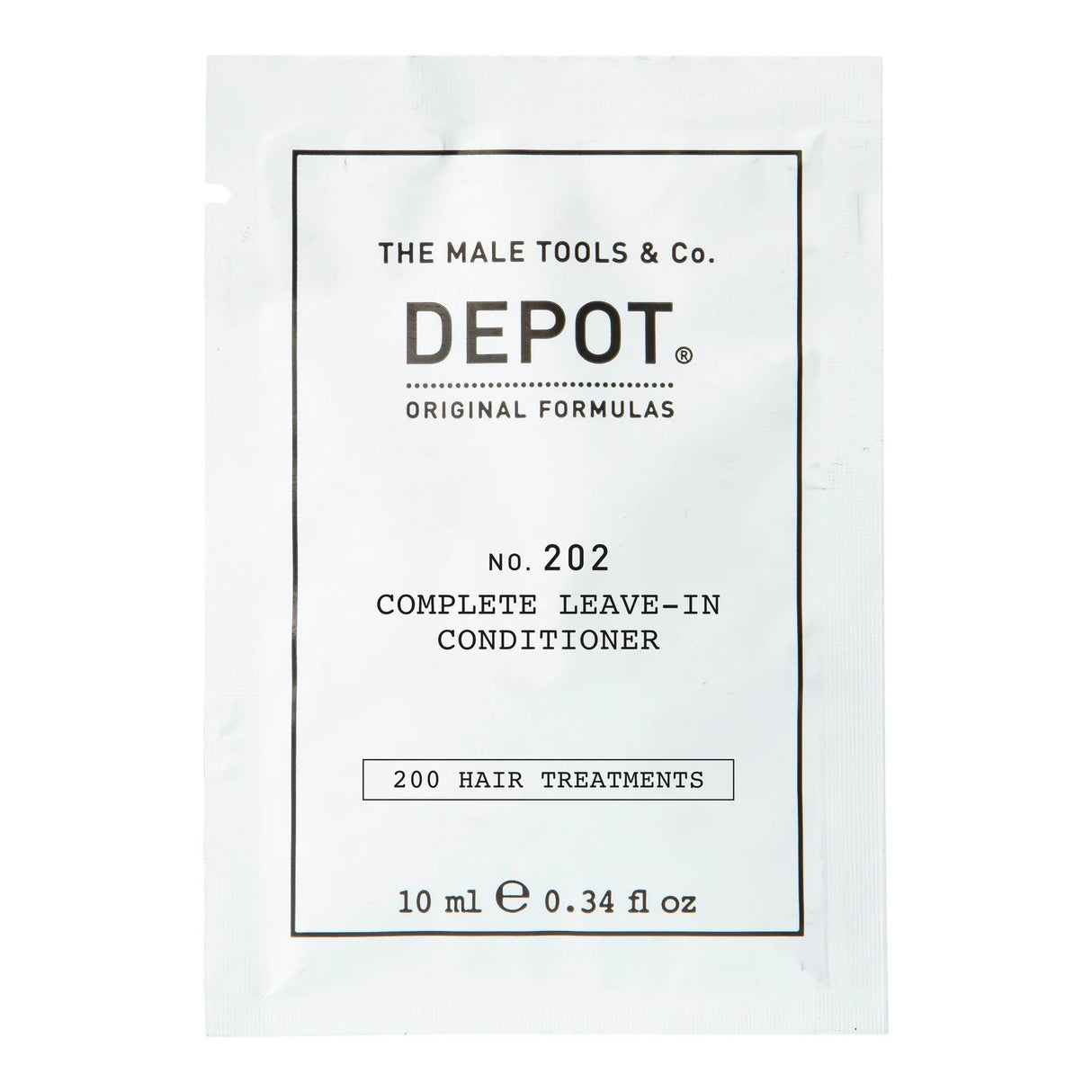 Depot, 200 Hair Treatments No. 202, Botanical Complex, Hair Leave-In Conditioner, For Hydration, 10 ml - Feel You