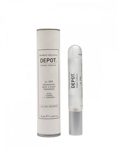 Depot, 200 Hair Treatments No. 203, Hair Scented Mist, For Men, Mint, Ginger & Cardamom, 20 ml - Feel You