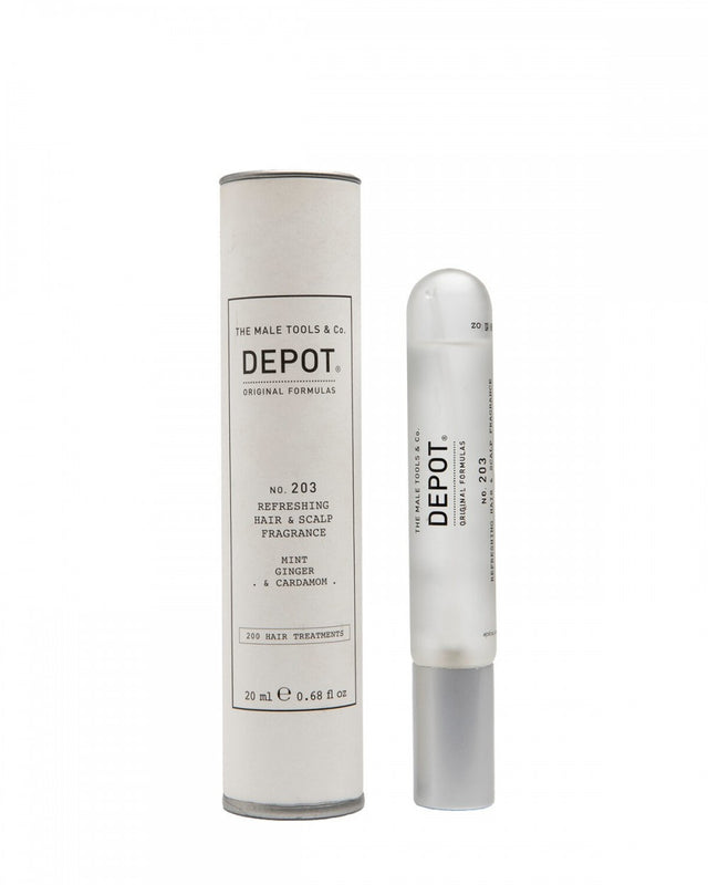 Depot, 200 Hair Treatments No. 203, Hair Scented Mist, For Men, Mint, Ginger & Cardamom, 20 ml - Feel You