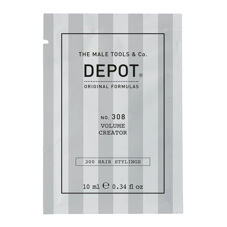 Depot, 300 Hair Stylings No. 308, UV Filter, Hair Styling Gel, For Volume, Medium Hold, 10 ml - Feel You
