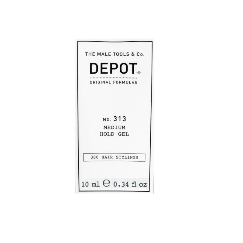 Depot, 300 Hair Stylings No. 313, UV Filter, Hair Styling Gel, Definition & Control, Medium Hold, 10 ml - Feel You